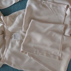 Silky Finish Pajama Pants by Zara